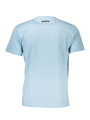 T-Shirts Elegant Light Blue Cotton Tee with Iconic Print 70,00 € 8054323854392 | Planet-Deluxe