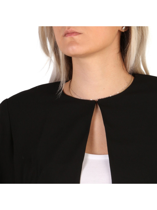 Schwarzer Guess Blazer mit Schlüsselloch Ausschnitt