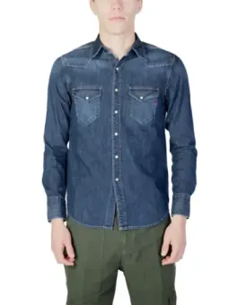 Replay 463858 blaues Denim-Hemd