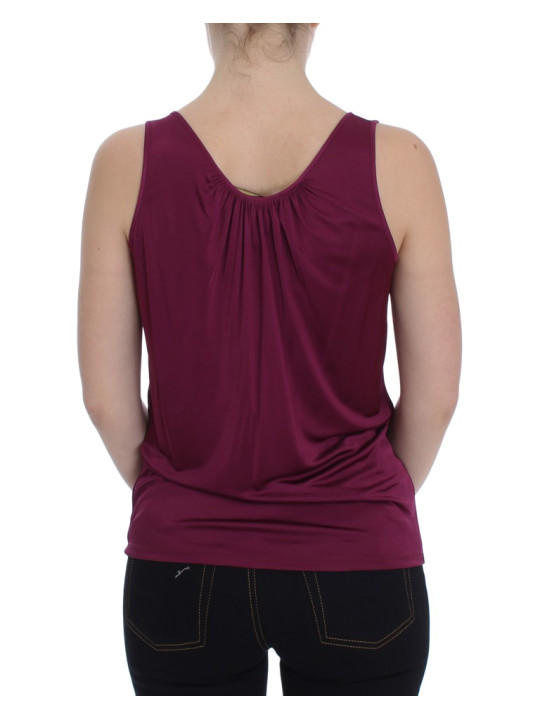 Tops & T-Shirts Elegant Purple Rayon Cami Blouse 160,00 € 1000002135716 | Planet-Deluxe