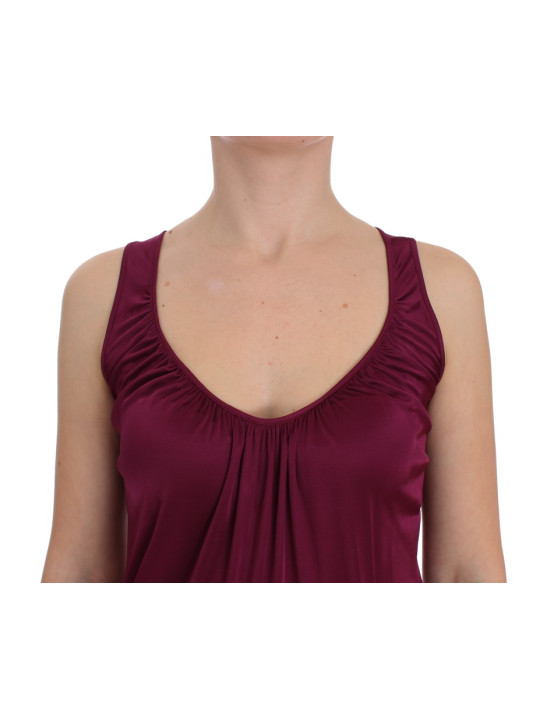 Tops & T-Shirts Elegant Purple Rayon Cami Blouse 160,00 € 1000002135716 | Planet-Deluxe