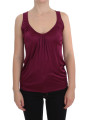 Tops & T-Shirts Elegant Purple Rayon Cami Blouse 160,00 € 1000002135716 | Planet-Deluxe