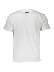 T-Shirts Elegant White Print Tee with Classic Logo 70,00 € 8054323852145 | Planet-Deluxe