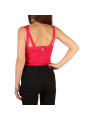 Rosa Guess Tank Top mit Reißverschluss