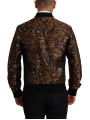 Jackets Elegant Brown Blouson Jacket 3.400,00 € 8057155423668 | Planet-Deluxe