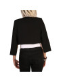 Schwarze Cropped Blazer Damenjacke