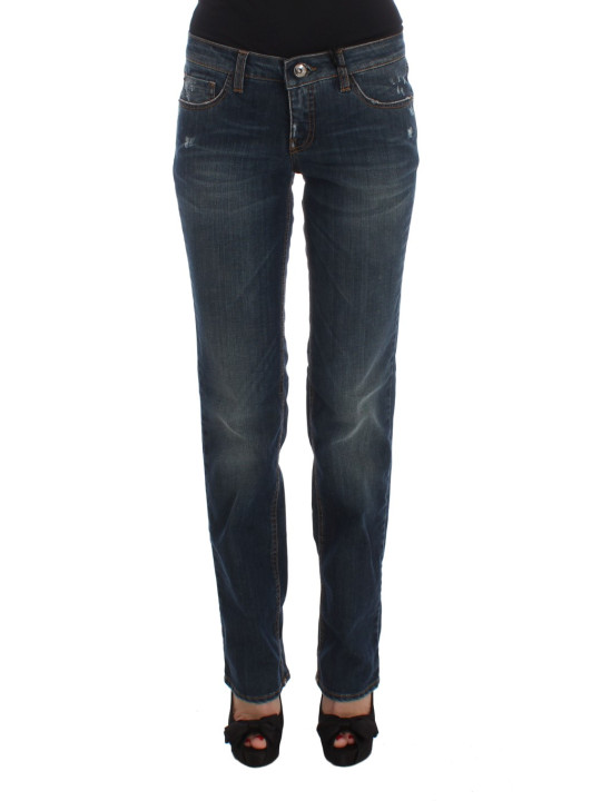 Jeans & Pants Chic Blue Regular Fit Designer Jeans 260,00 € 8050246188712 | Planet-Deluxe