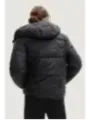 Schwarze Desigual Pufferjacke mit Kapuze