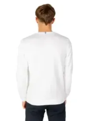 Weißes Le Coq Sportif Langarmshirt