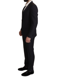 Suits Elegant Black Three-Piece Wool Blend Suit 6.900,00 € 8050249420772 | Planet-Deluxe
