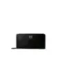 Schwarze Pinko Leder Clutch Tasche
