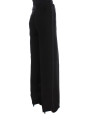 Jeans & Pants Chic Black Wide Leg Silk Blend Jeans 510,00 € 8050246182321 | Planet-Deluxe