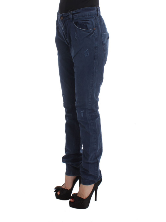 Jeans & Pants Chic Regular Fit Blue Denim Jeans 260,00 € 8032990591161 | Planet-Deluxe