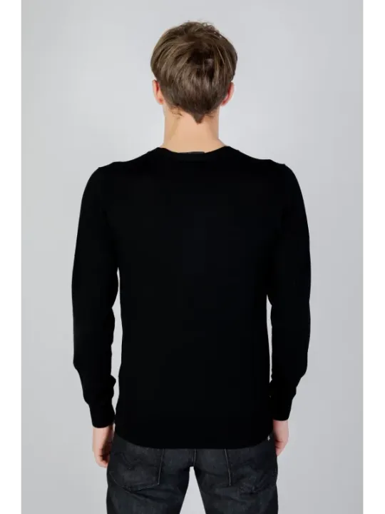 Schwarzes Liu Jo Baumwoll-Langarmshirt