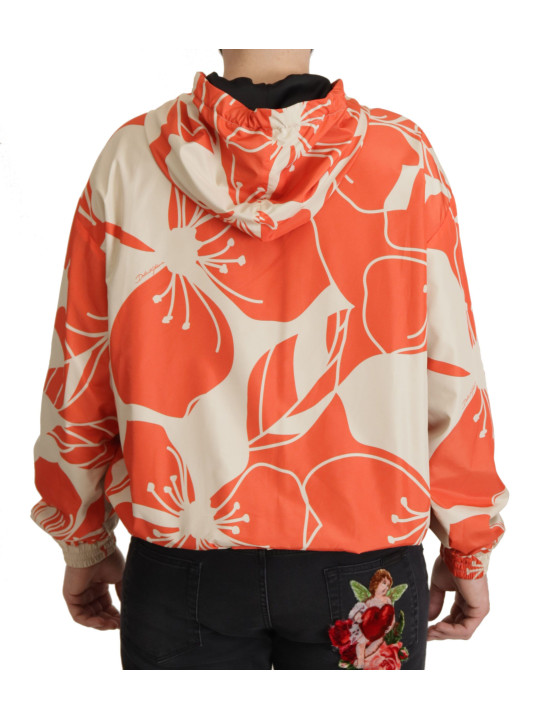 Sweaters Elegant Floral Zip Hooded Sweater 1.200,00 € 8059226015499 | Planet-Deluxe