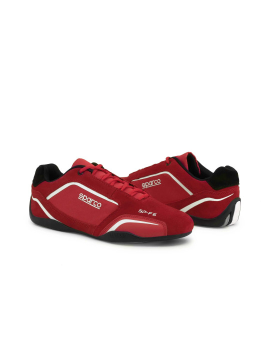 Rote Sparco SP-F6 Rennradschuhe