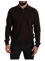 Sweaters Elegant Cashmere Zippered Pullover Sweater 1.700,00 € 8059226823414 | Planet-Deluxe
