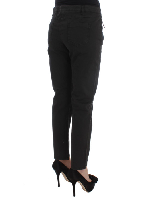 Jeans & Pants Chic Black Regular Fit Denim Jeans 260,00 € 8050246188767 | Planet-Deluxe