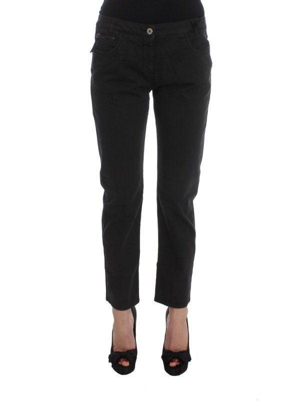 Jeans & Pants Chic Black Regular Fit Denim Jeans 260,00 € 8050246188767 | Planet-Deluxe