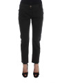 Jeans & Pants Chic Black Regular Fit Denim Jeans 260,00 € 8050246188767 | Planet-Deluxe