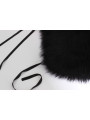 Scarves Elegant Black Fox Fur Silk Shoulder Wrap 6.370,00 € 8050246182383 | Planet-Deluxe