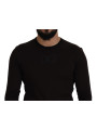 Sweaters Elegant Brown Crewneck Cotton Sweater 700,00 € 8057155641116 | Planet-Deluxe