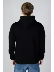 Schwarzer Fila Kapuzenpullover mit Logo