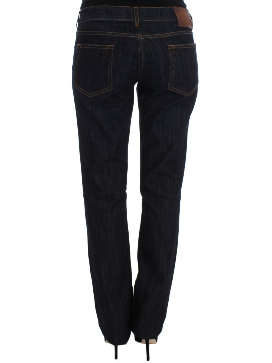 Jeans & Pants Chic Blue Straight Fit Designer Jeans 340,00 € 8050246181768 | Planet-Deluxe