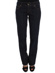 Jeans & Pants Chic Blue Straight Fit Designer Jeans 340,00 € 8050246181768 | Planet-Deluxe