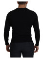 Sweaters Elegant Wool Buttoned Black Cardigan 1.000,00 € 8054802514373 | Planet-Deluxe