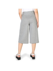 Graue Culottes mit hohem Bund