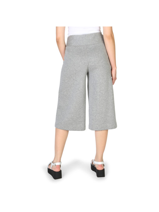 Graue Culottes mit hohem Bund