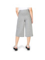 Graue Culottes mit hohem Bund