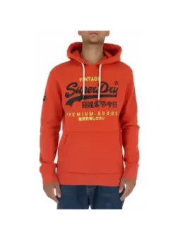 Superdry Fleece Hoodie Orange - Komfort & Stil im Herbst