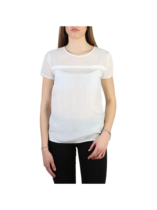 Weißes, kurzärmliges Armani Jeans Hemd