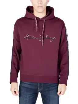 Armani Exchange Bordeaux Fleece Hoodie - Stilvoll & Warm