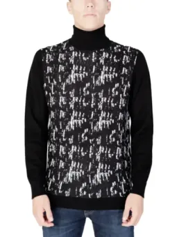 "Antony Morato Statement-Pullover: Schwarz-Weiß Herbst-Winter"