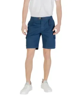 Boss Sommer-Bermudas Blau - Herren Shorts aus 97% Baumwolle