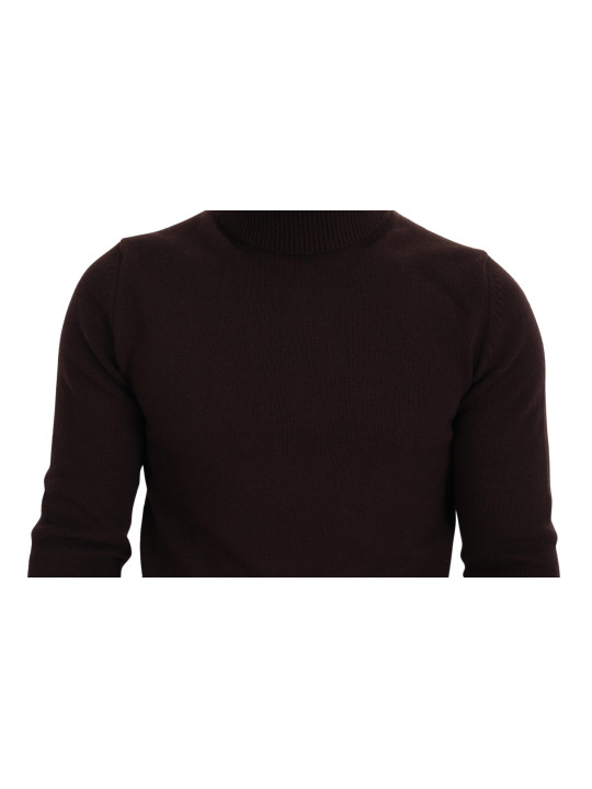 Sweaters Elegant Turtleneck Wool Pullover Sweater 1.300,00 € 8057155974917 | Planet-Deluxe