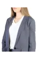 Armani Jeans grauer Damenblazer lässig