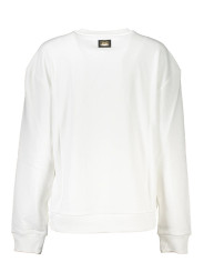 Sweaters Chic White Printed Sweater with Cozy Brushed Interior 140,00 € 8054323862250 | Planet-Deluxe