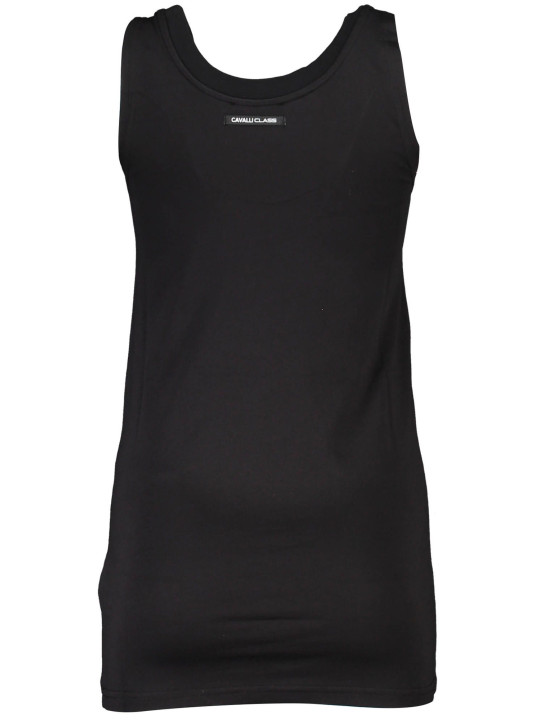 Tops & T-Shirts Elegant Black Printed Tank with Logo Detail 70,00 € 8054323861338 | Planet-Deluxe