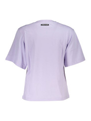 Tops & T-Shirts Elegant Purple Slim Fit Tee with Chic Print 70,00 € 8054323861673 | Planet-Deluxe