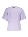 Tops & T-Shirts Elegant Purple Slim Fit Tee with Chic Print 70,00 € 8054323861673 | Planet-Deluxe