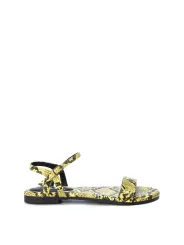 Gelbe Xti Sandalette mit Muster