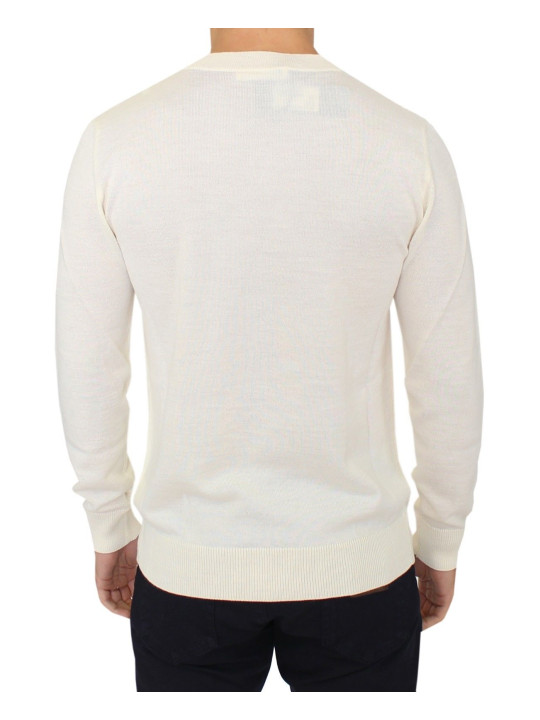 Sweaters Off-White V-Neck Wool Blend Pullover 430,00 € 8032990839614 | Planet-Deluxe