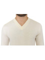 Sweaters Off-White V-Neck Wool Blend Pullover 430,00 € 8032990839614 | Planet-Deluxe