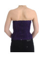Tops & T-Shirts Purple Lace Silk Blend Bustier Corset 270,00 € 8050246186053 | Planet-Deluxe