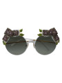 Sunglasses for Women Elegant Floral Embellished Gold Sunglasses 1.120,00 € 8053672794380 | Planet-Deluxe