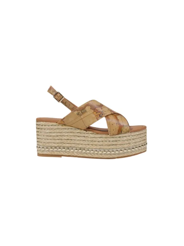 "Alviero Martini Prima Classe Keilpumps im Sale | Italienische Eleganz Keilsandaletten Beige online kaufen"|Planet-Deluxe